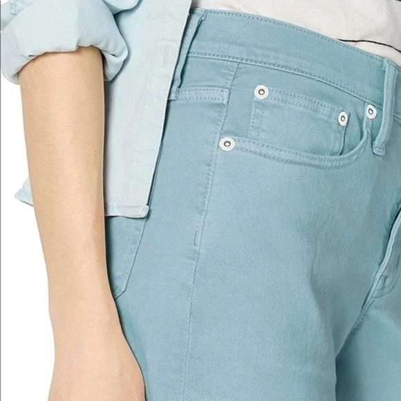 J.Crew 10" Cutoff Garment Dyedd Denim Boy Short - Picture 7 of 8